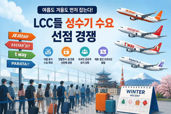 [N2 항공이슈] 여름도 겨울도 미리 잡는다...LCC들 여행 수요 선점 경쟁 - 뉴스 썸네일 이미지