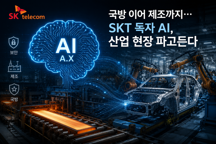 [N2 포커스] 국방 이어 제조까지...SKT, '독자 AI' 산업 현장 파고든다 - 뉴스 썸네일 이미지