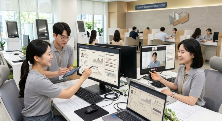 "AI로 뭘 하는데?" 점차 윤곽 보이는 은행권 AX - 뉴스 썸네일 이미지